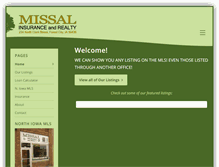 Tablet Screenshot of missalrealty.com